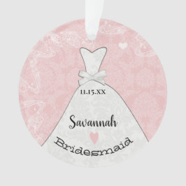 Unieke Bridesmaid gemaakt van Honor of Bloemenmeis Ornament