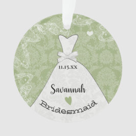 Unieke Bridesmaid gemaakt van Honor of Bloemenmeis Ornament