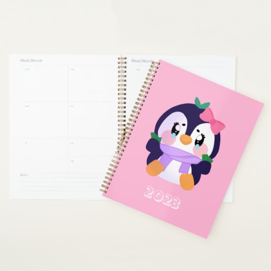 Unieke Broke Leuke Pinguïn Planner (Display)