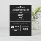 Unieke bruidsdouche uitnodigingen (Staand voorkant)