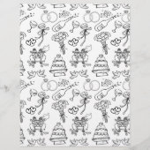 Unieke bruidsmeisje voorstel Kaart kleurboek pagin (Achterkant)