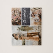 Unieke bruiloft Bedankt Foto collage Legpuzzel (Verticaal)