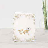 Unieke bruiloft bestemming Paspoort Gold Wereldkaa (Achterkant)