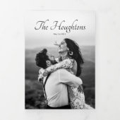 Unieke bruiloft Save the Date Aankondiging (Cover)