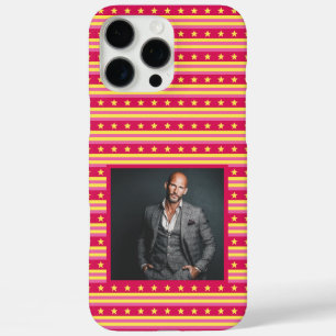 Unieke bruiloftsshower cadeaus streeppatroon iPhone 16 pro max hoesje