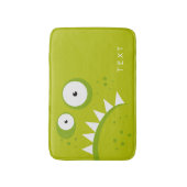 Unieke bruine boze, schimmelige, dunne, groene mon badmat (Voorkant Verticaal)