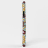 Unieke bruine gele turquoise rode caleidoscoop kun Case-Mate iPhone case (Achterkant/rechts)