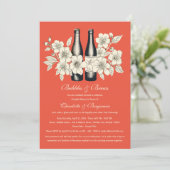 Unieke bubbels en brouwt koppels douche kaart (Staand voorkant)