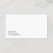 Unieke Bulldozer voor constructie- en bouwmachines Visitekaartje (Achterkant)