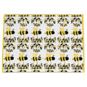 Unieke Bumblebee Doodle Gepersonaliseerde Tekening Groot Cadeauzakje (Voorkant)