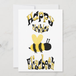 Unieke Bumblebee Doodle Persoonlijke Tekening Verj Kaart