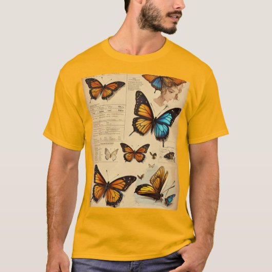 Unieke Butterfly Design T-shirts | Mooi & CR (Voorkant)