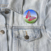 Unieke Button van de vlinder (In situ)