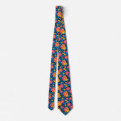 Unieke Cadeaus Vintage Bloem Stropdas (Achterkant)
