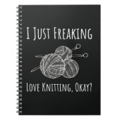 Unieke cadeaus voor breiers breien voor haar notitieboek (Voorkant)