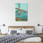 Unieke cadeaus voor fietsers canvas afdruk (Insitu (Slaapkamer))