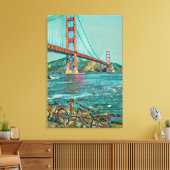 Unieke cadeaus voor fietsers canvas afdruk (Insitu (Woonkamer))