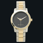 Unieke cadeaus voor mannen extra grote tweekleurig horloge<br><div class="desc">Unieke cadeaus voor mannen - extra grote tweekleurige armbandhorloge met aanpasbare tekst. Je kunt je eigen horloge maken,  voeg gewoon je naam of een andere tekst toe. Unieke cadeaus voor mannen voor verjaardag,  Kerstmis,  Vaderdag of elke andere dag... </div>