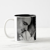 Unieke cadeaus voor pap Mok met twee tonen (Links)