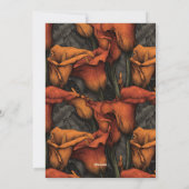 Unieke Call Lilies Accent Eerste Verjaardagscadeau Kaart (Achterkant)