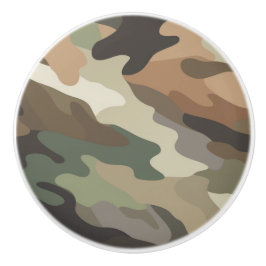 Unieke camouflage keramische knop trekker ontwerp