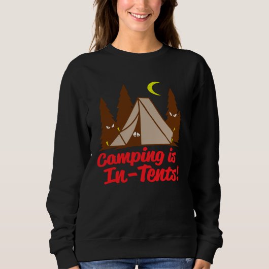 Unieke camping trui (Voorkant)