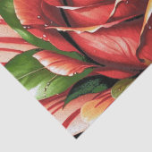 Unieke Candy Cane Roos Design Flower Tissuepapier (Detail)