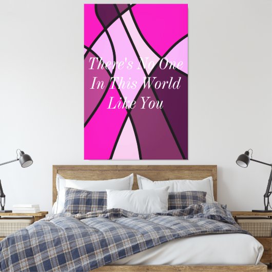 Unieke canvas afdrukken (Insitu (Slaapkamer))