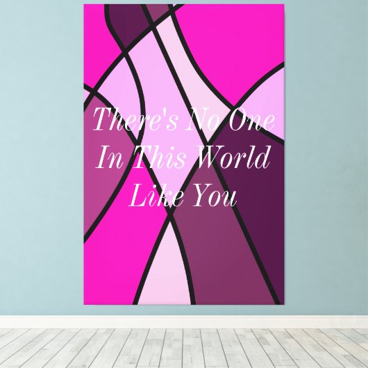 Unieke canvas afdrukken (Insitu (Houten vloer))