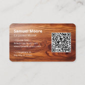 Unieke Carpenter Sample Visitekaartje (Voorkant)