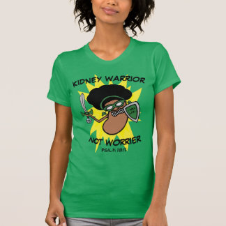 Unieke Cartoon Kidney Warrior Superheld T-Shirt