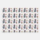 Unieke Cat Lover Gift Wrapping Inpakpapier Vel (Voorkant)
