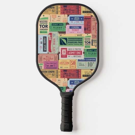 Unieke  Cenima tickets Classic Pickleball Paddle (Achterkant)