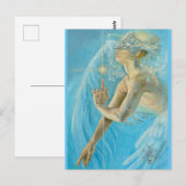 Unieke Chamuel-archangel-liefdeskunst Briefkaart (Voorkant / Achterkant)