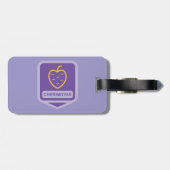 Unieke Cherimoya Fruit Graphic Aanpasbaar Bagagelabel (Achterkant horizontaal)