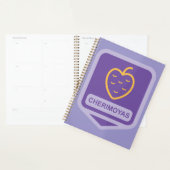 Unieke Cherimoya Fruit Graphic Aanpasbaar Planner (Display)