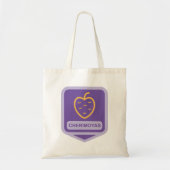 Unieke Cherimoya Fruit Graphic Aanpasbaar Tote Bag (Voorkant)