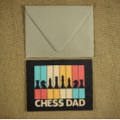 Unieke Chess Dad Funny  Sunset Briefkaart