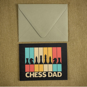 Unieke Chess Dad Funny  Sunset Briefkaart