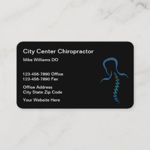 Unieke Chiropracticus Zakelijke Kaarten Ontwerp Sj Visitekaartje