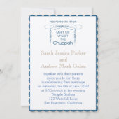 Unieke Chuppah-uitnodiging Kaart (Voorkant)