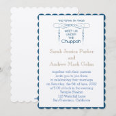 Unieke Chuppah-uitnodiging Kaart (Voorkant / Achterkant)