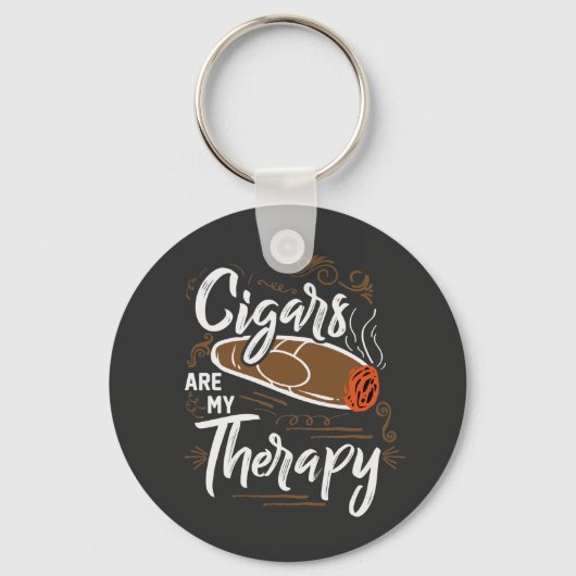 Unieke Cigars zijn mijn offerte voor therapie Sleutelhanger (Voorkant)