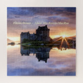 Unieke Clans MacKenzie/MacRae Sunset Eilean Donan Legpuzzel (Horizontaal)