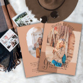 Unieke Classy Retro Curved Photo 2023-Afstuderen Aankondiging