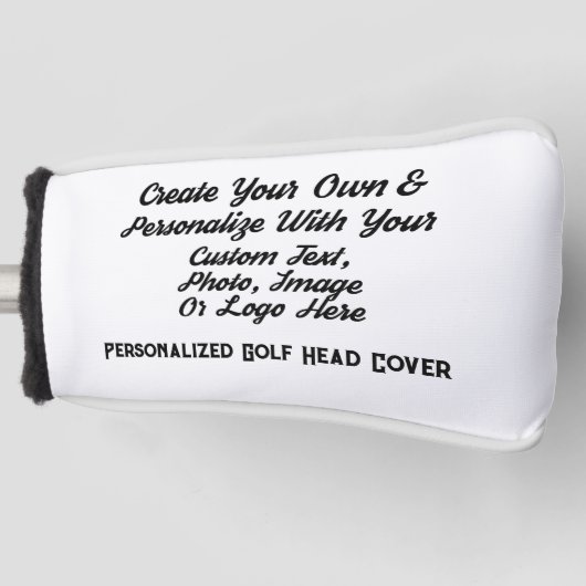 Unieke club Hoesjes, op maat gepersonaliseerd Golfheadcover (Voorkant)