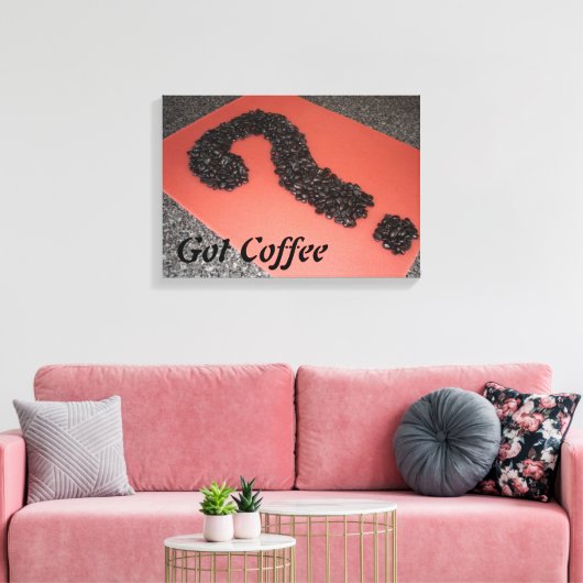 Unieke Coffee Bean Art Canvas Afdruk (Insitu (Woonkamer))