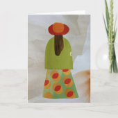 Unieke Collage Aarde Mama Maggie Blank Kaart (Voorkant)