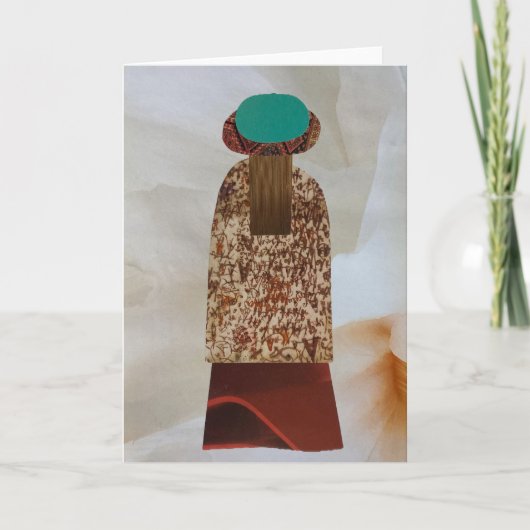 Unieke Collage Earth Mama Taylor Blank Kaart (Voorkant)