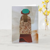 Unieke Collage Earth Mama Taylor Blank Kaart (Gele Bloem)